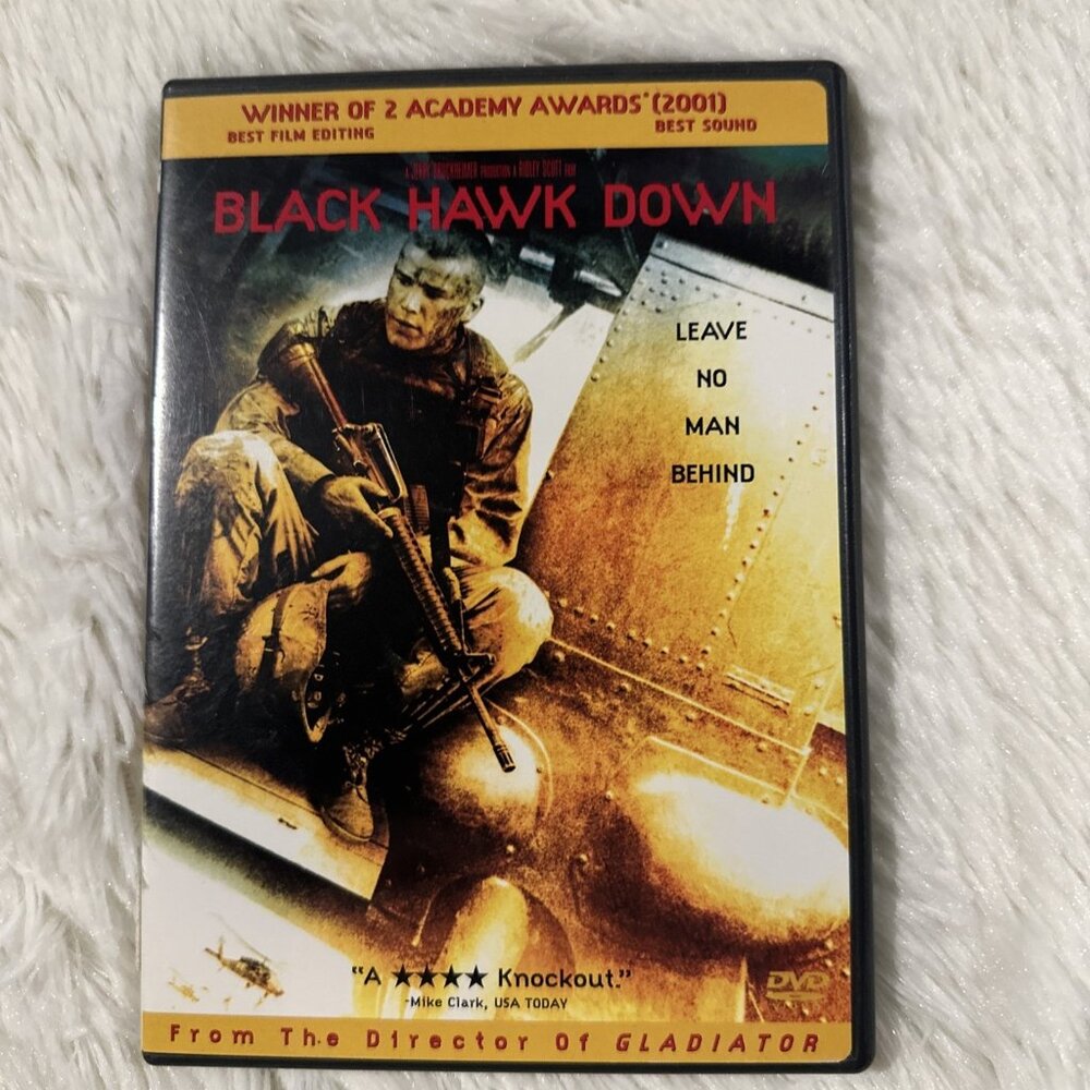 Black Hawk Down DVD tested working suspense rated R